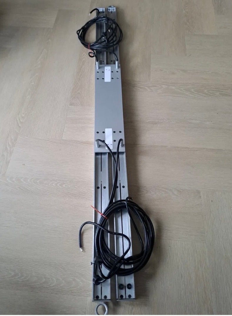Moderne uitschuifbare hanglamp - 121 cm tot 202 cm, Ophalen, Gebruikt, Metaal, Overige fittingen