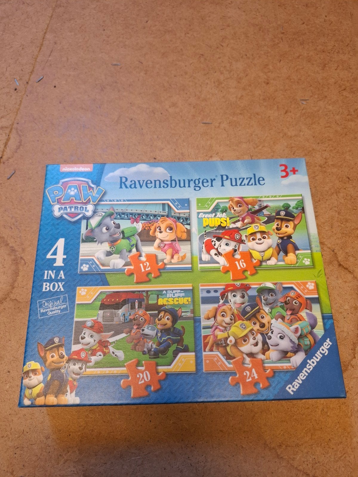 paw patrol puzzel, Ophalen, 10 tot 50 stukjes, Zo goed als nieuw, 2 tot 4 jaar