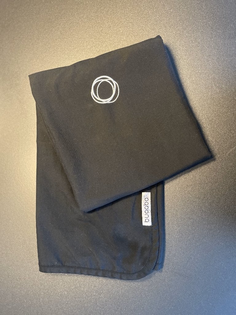 Bugaboo fleecedeken met logo - ZGAN, Ademend, Zo goed als nieuw, Zwart, Deken