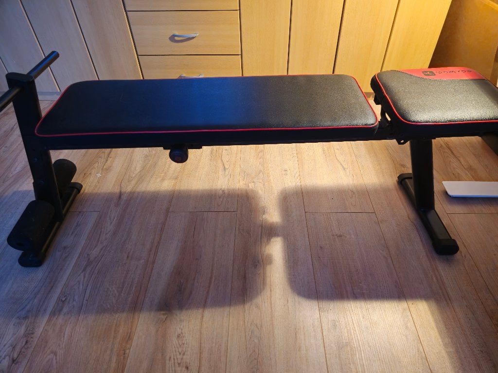 Verstelbare Fitnessbank - Sportbank - Trainingsbank, Sport en Fitness, Ophalen, Krachtstation, Zo goed als nieuw, Benen