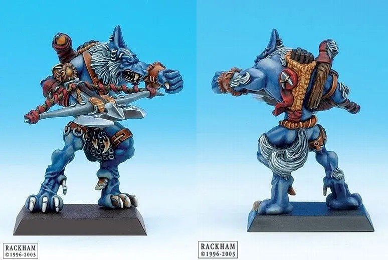 Wolfen with Crossbow, Hobby en Vrije tijd, Met verf, Figuurtje(s), Warhammer, Ophalen of Verzenden