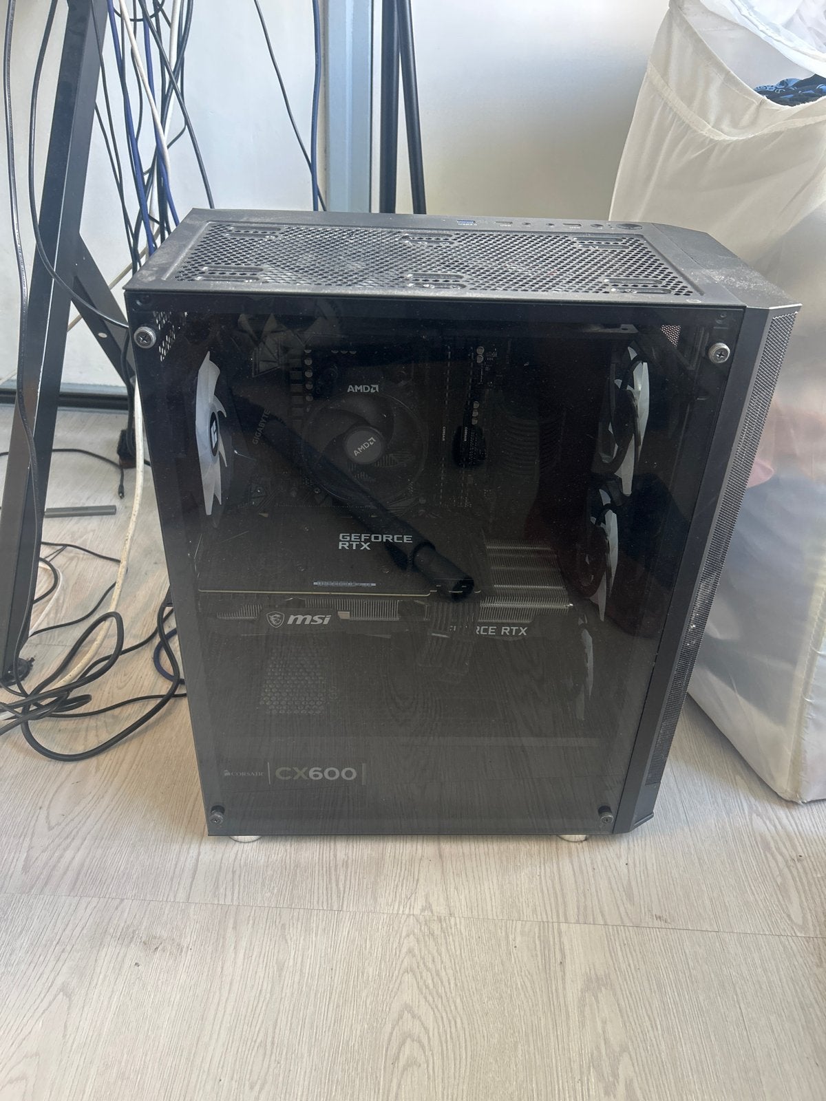 Gaming PC: Ryzen 5 4500, RTX 3070, 16GB RAM, 512GB NVMe, Ophalen, Gebruikt, Gaming, SSD