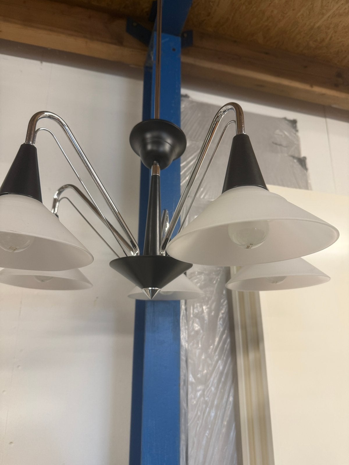 Vintage space age 1970 lamp, Ophalen of Verzenden, Zo goed als nieuw