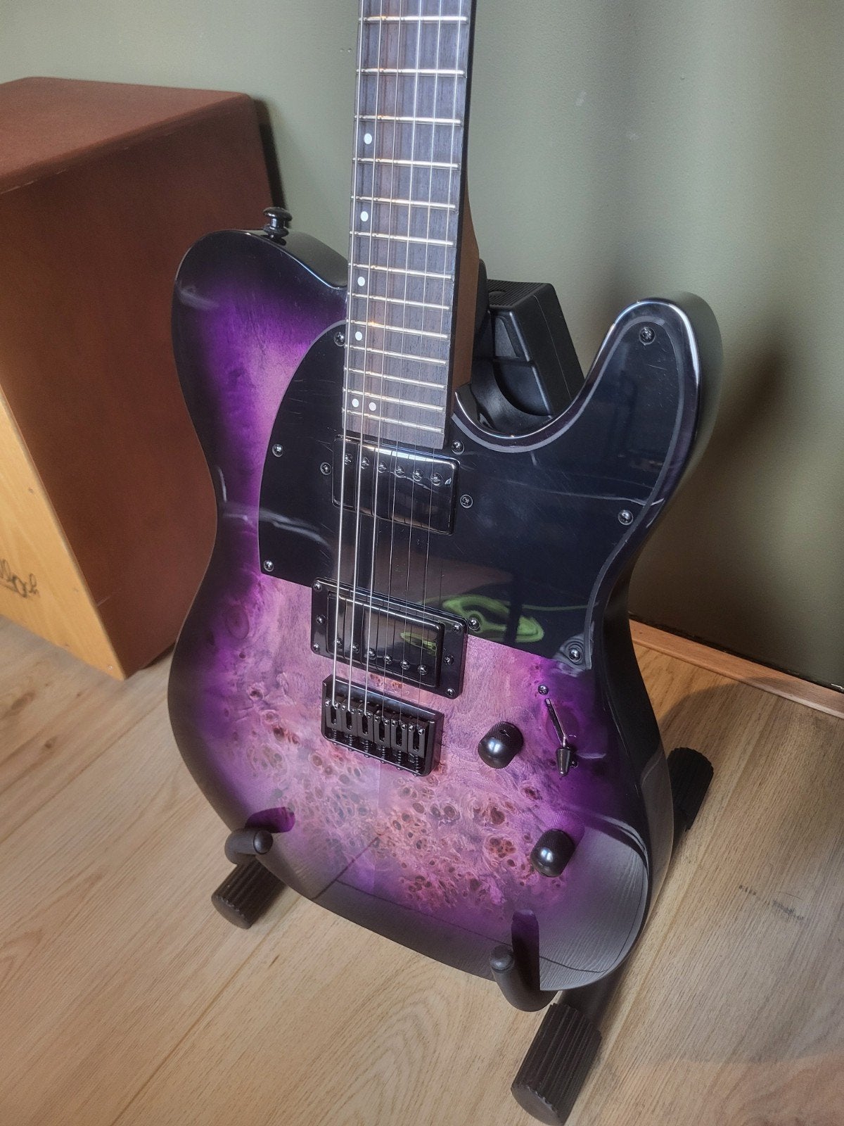 LTD TE-200DX purple Tele, Muziek en Instrumenten, Ophalen, Zo goed als nieuw, Solid body, Overige merken