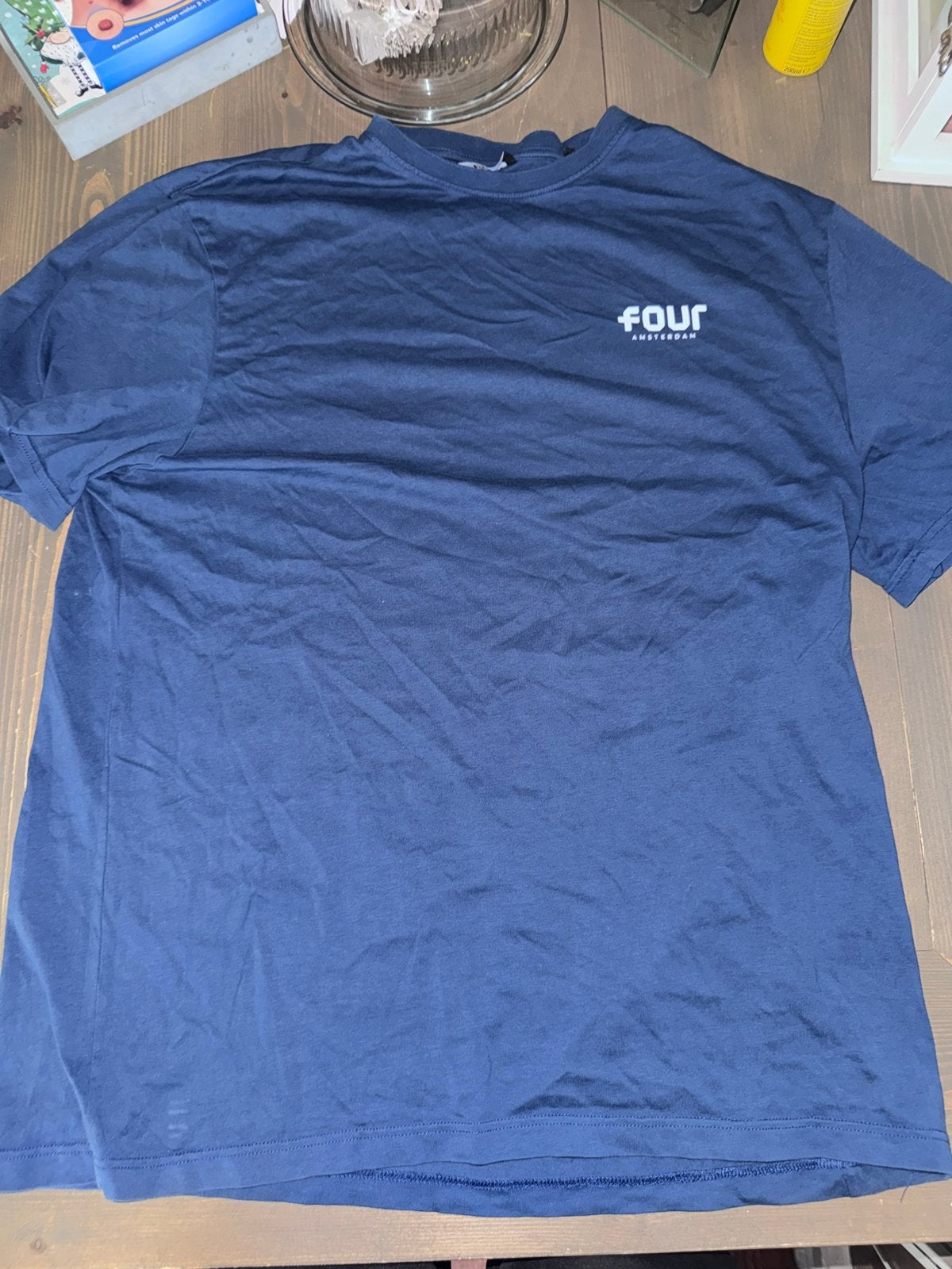 Four Amsterdam Zomersetje Maat M, Kleding | Heren, Ophalen of Verzenden, Nieuw, Maat 48/50 (M), Blauw