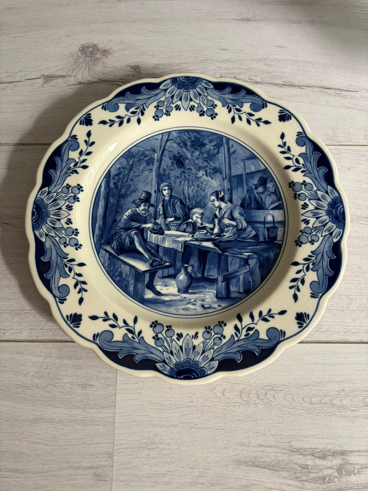 Set van Regina - Delfts blauw wandborden - Jan Steen, Ophalen of Verzenden