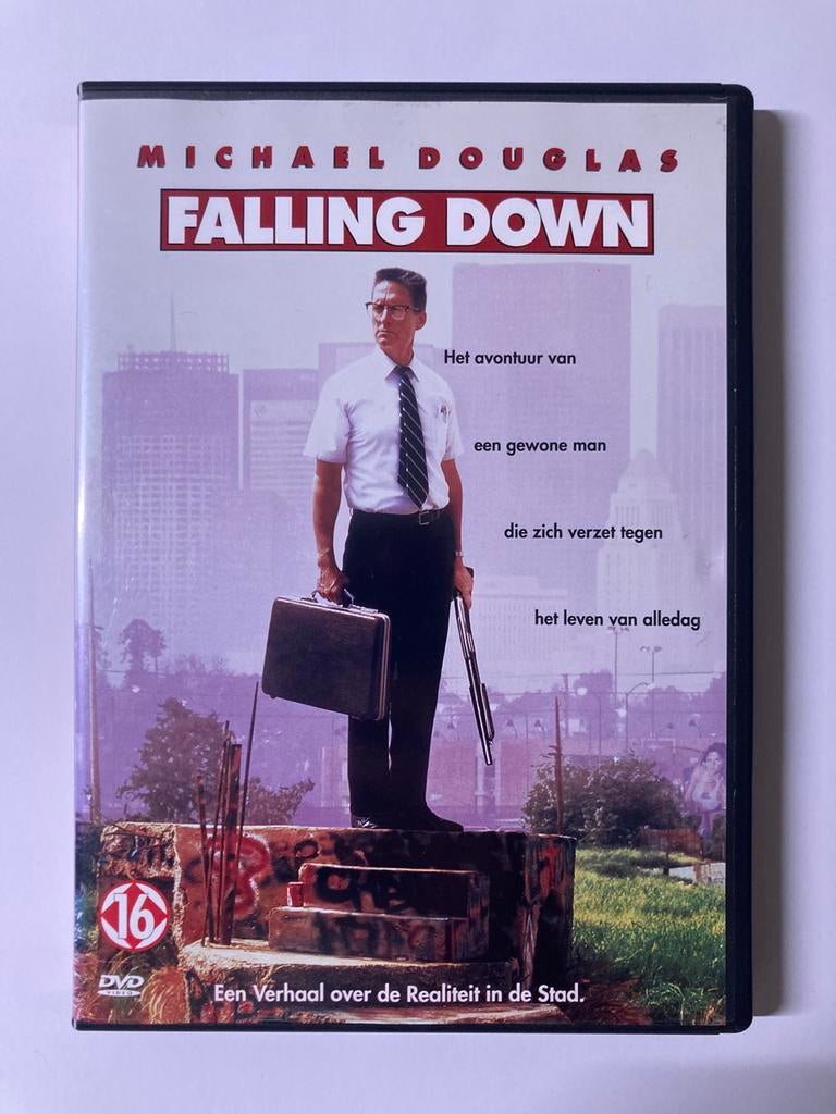 Falling Down, 1993 / DVD / Joel Schumacher, Vanaf 16 jaar, Ophalen of Verzenden, Zo goed als nieuw, Overige genres