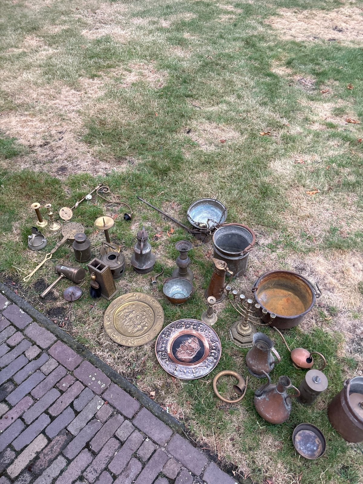 Grote partij koper en messing te koop, Ophalen of Verzenden, Koper