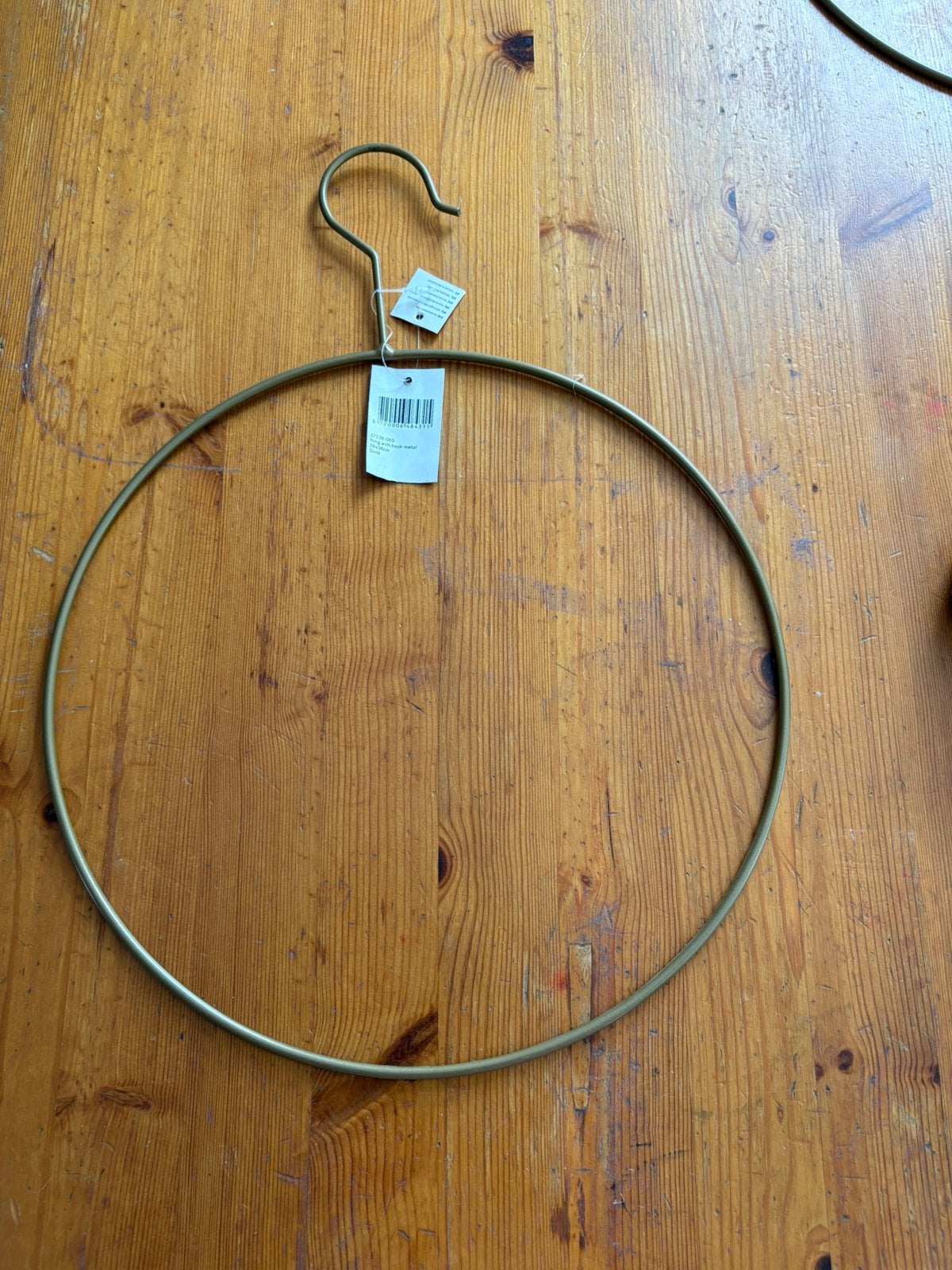 3 mat goudkleurige ringen met haak in 2 maten nieuw hobby, Ophalen of Verzenden, Nieuw, Metaal