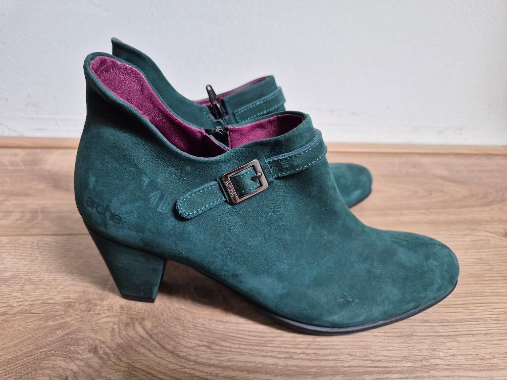 Sch112 - Petrolkleurige Arche pumps maat 38 (1), Ophalen of Verzenden, Zo goed als nieuw
