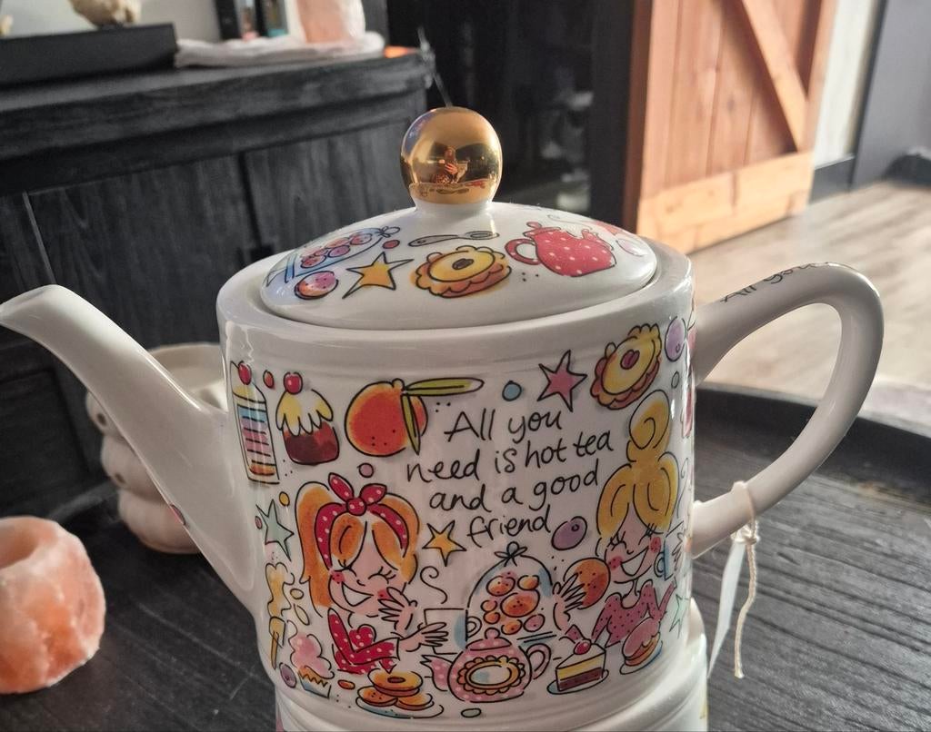 Blond Amsterdam theepot,botervloot en meer, Huis en Inrichting, Keuken | Servies, Ophalen of Verzenden, Aardewerk, Blond Amsterdam