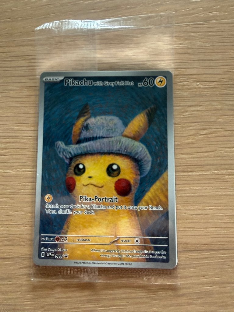 Pikachu With Grey Felt Hat - 85 Promo - Sealed, Ophalen, Zo goed als nieuw