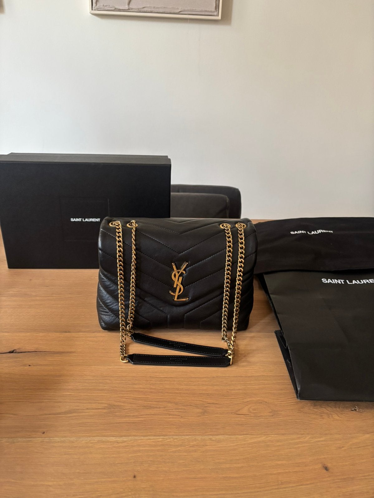 YSL Loulou tas medium, Ophalen, Zo goed als nieuw, Hard kunststof