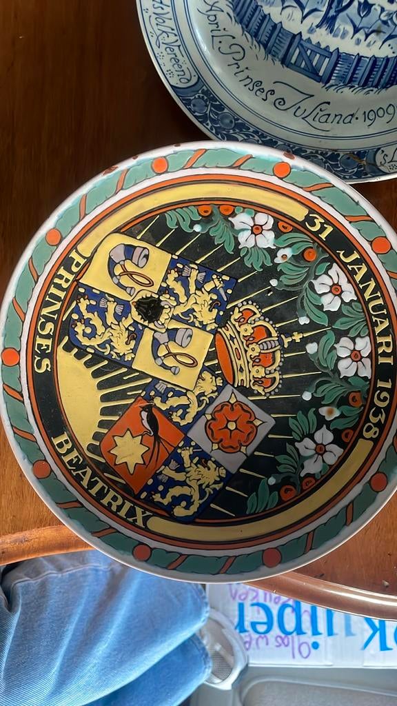 Diverse decoratieve borden - Koninklijk en Delfts Blauw, Ophalen of Verzenden