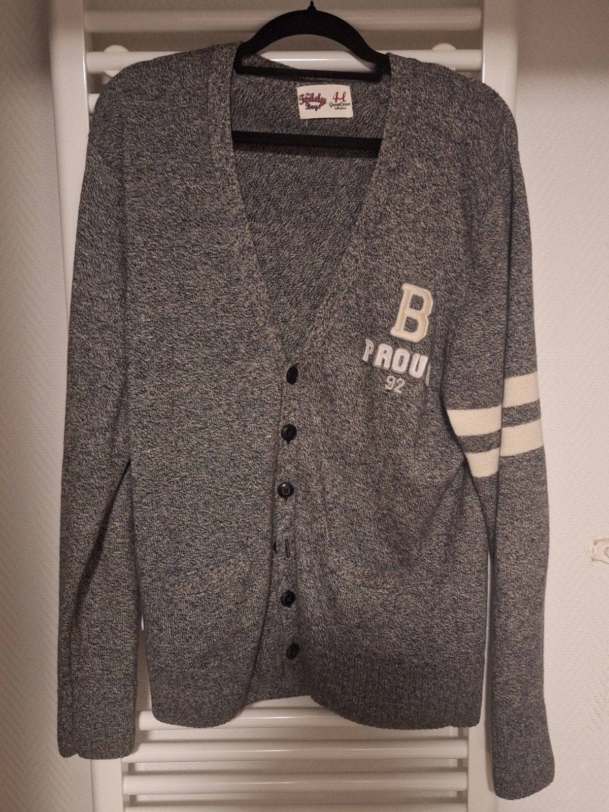 Teddy Boys GreenCoast vest maat 4L, Maat 56/58 (XL), Ophalen of Verzenden, Grijs, Gedragen