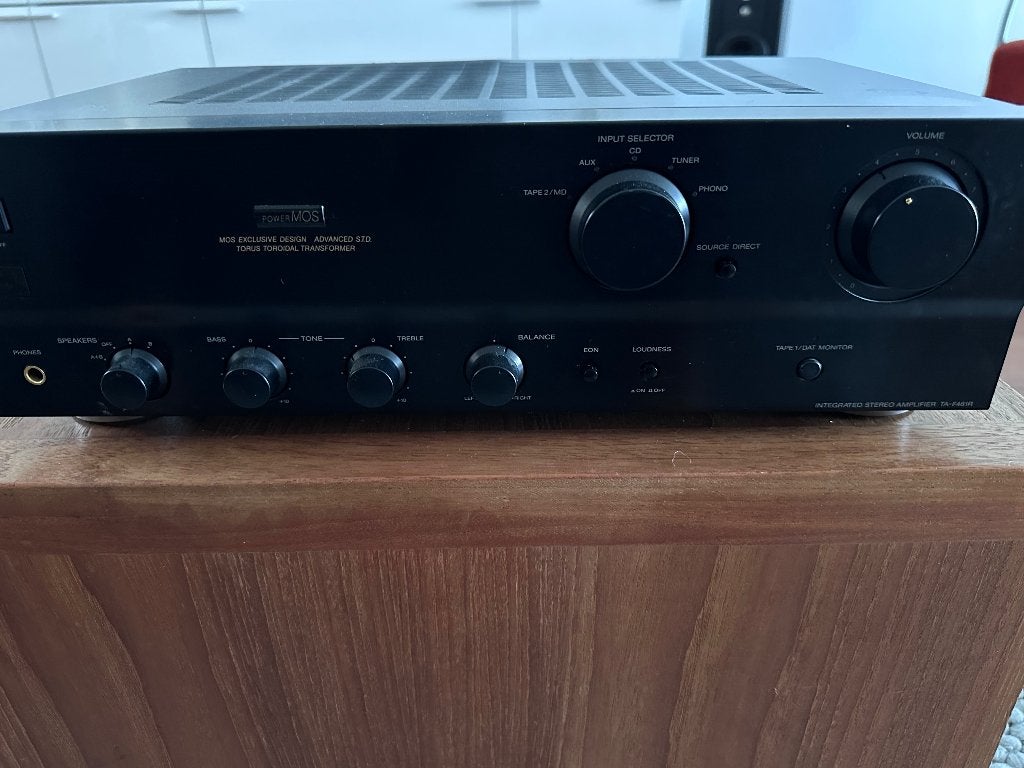 Sony TA-F461R versterker, Ophalen, Gebruikt, 60 tot 120 watt, Sony