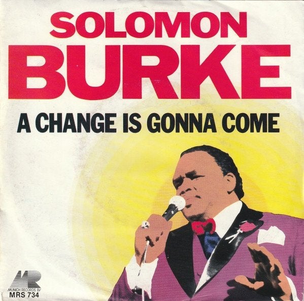 Soul Single (1986) Solomon Burke - A Change is Gonna come, Gebruikt, Fotohoes, 7 inch, Ophalen of Verzenden