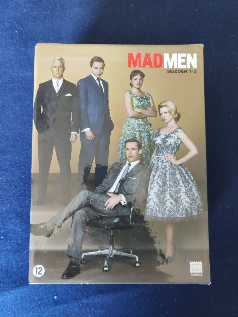 Mad Men Seizoen 1-3 BOX, Cd's en Dvd's, Dvd's | Tv en Series, Alle leeftijden, Ophalen of Verzenden, Zo goed als nieuw, Drama