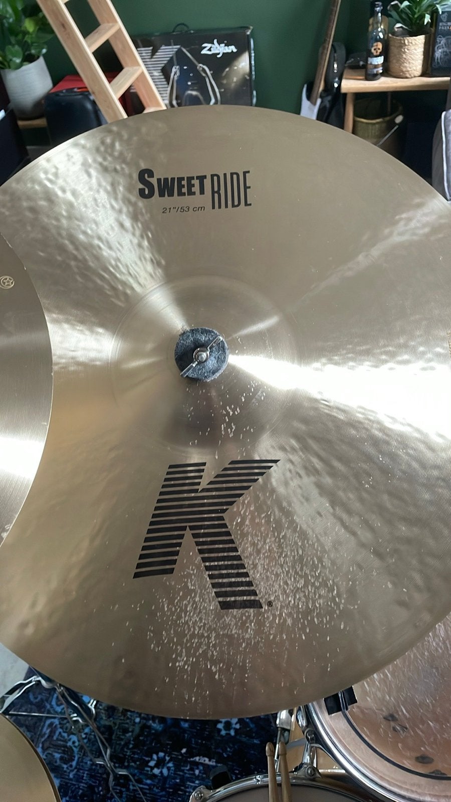 Zildjian K Sweet Ride 21 inch bekken, Muziek en Instrumenten, Ophalen, Zo goed als nieuw