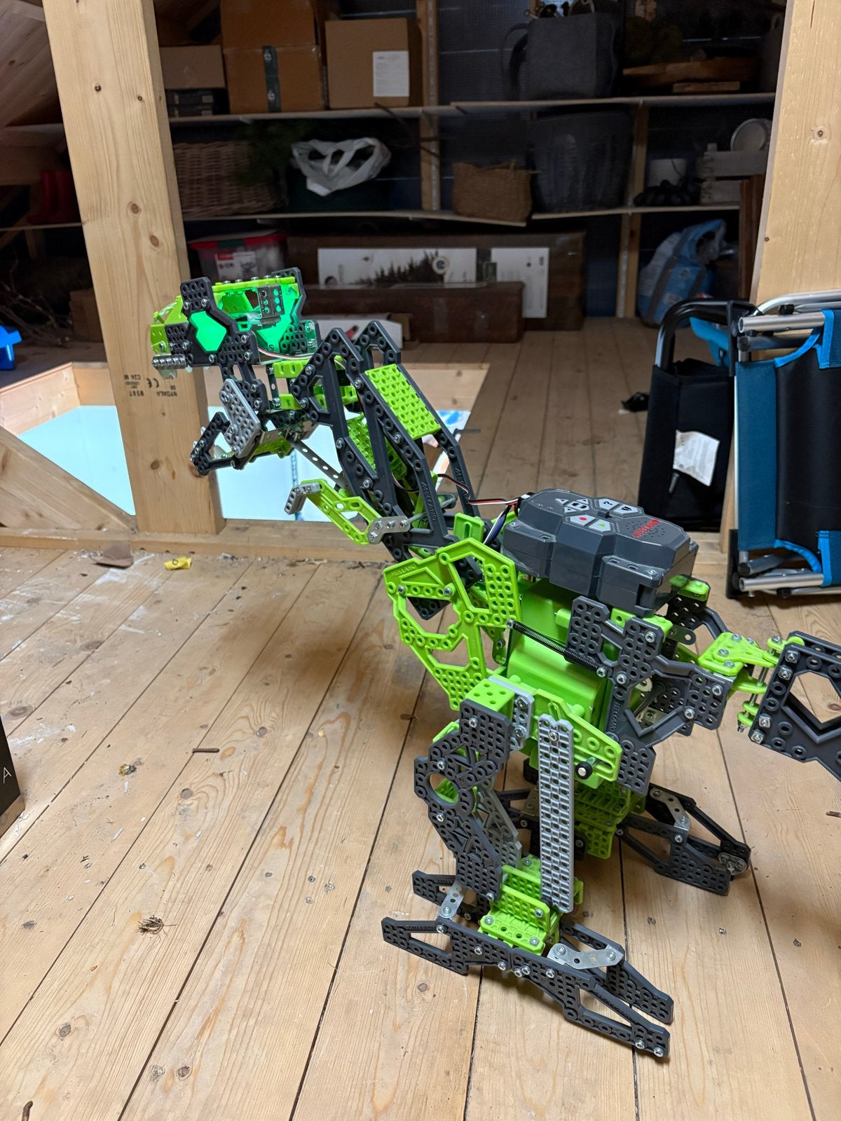 Meccano Meccasaur interactieve robot dinosaurus, Ophalen of Verzenden, Zo goed als nieuw, Overige merken