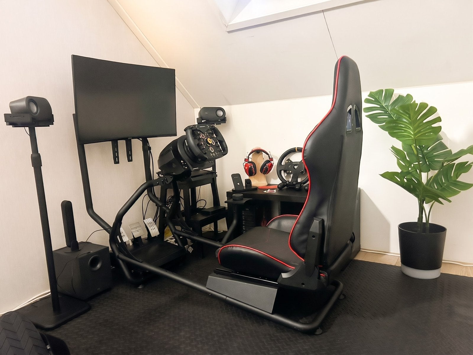 Complete Simracing Setup playseat simulator Logitech PS5 PS4, Ophalen of Verzenden, Overige merken, Zo goed als nieuw