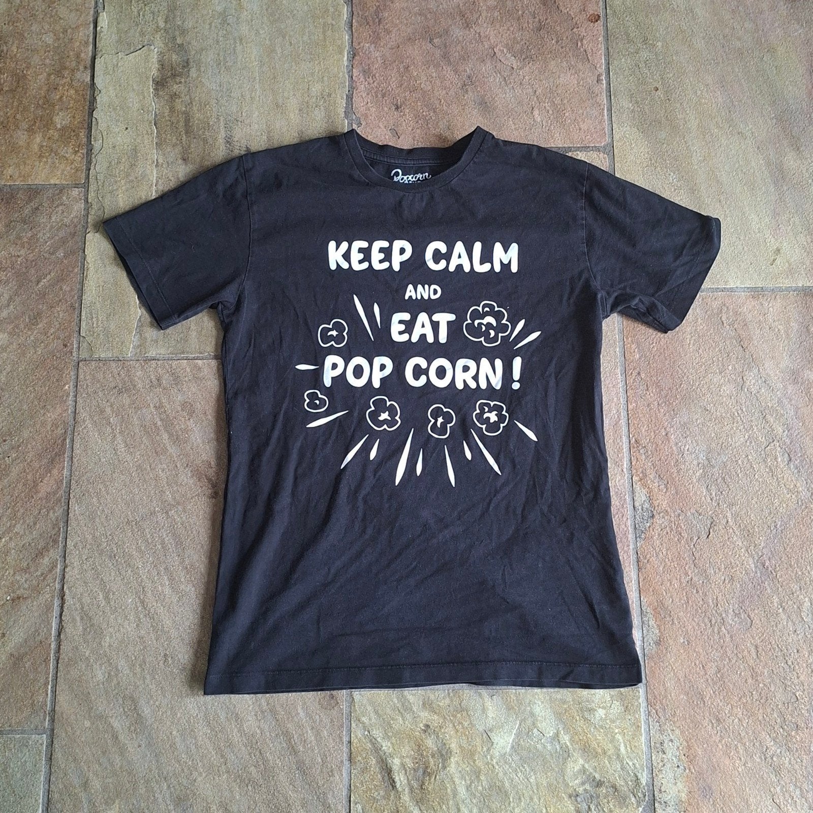 Walibi Popcorn Revenge merch - Maat XS, Zwart, Walibi, Ophalen of Verzenden, Zo goed als nieuw