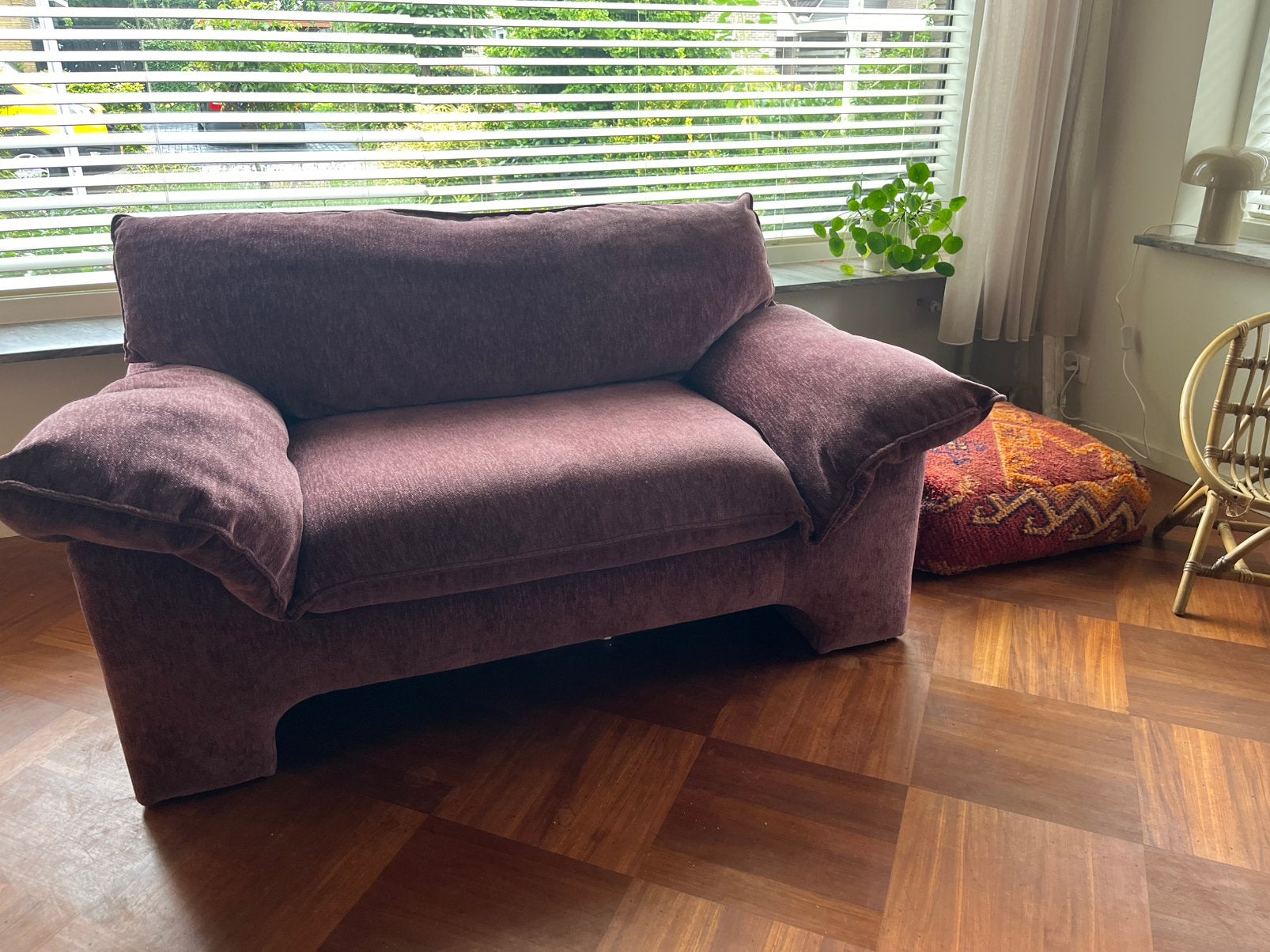 Fauteuil - Loveseat Nous living, Tweepersoons, 75 tot 100 cm, Ophalen of Verzenden, Zo goed als nieuw