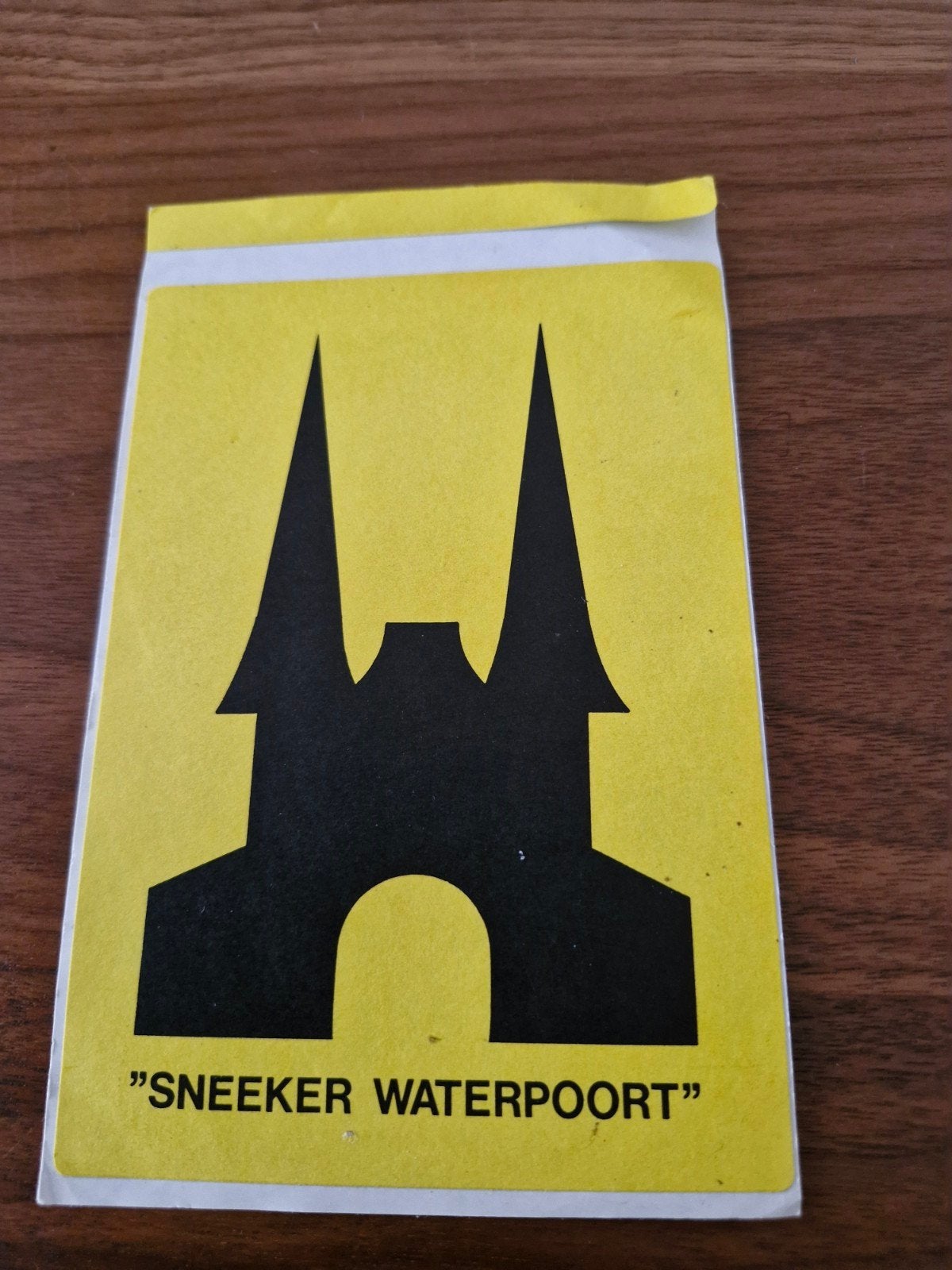 535 Vintage Sneeker Waterpoort Sticker - Zeldzaam Verzamelob, Ophalen of Verzenden, Gebruikt, Overige typen