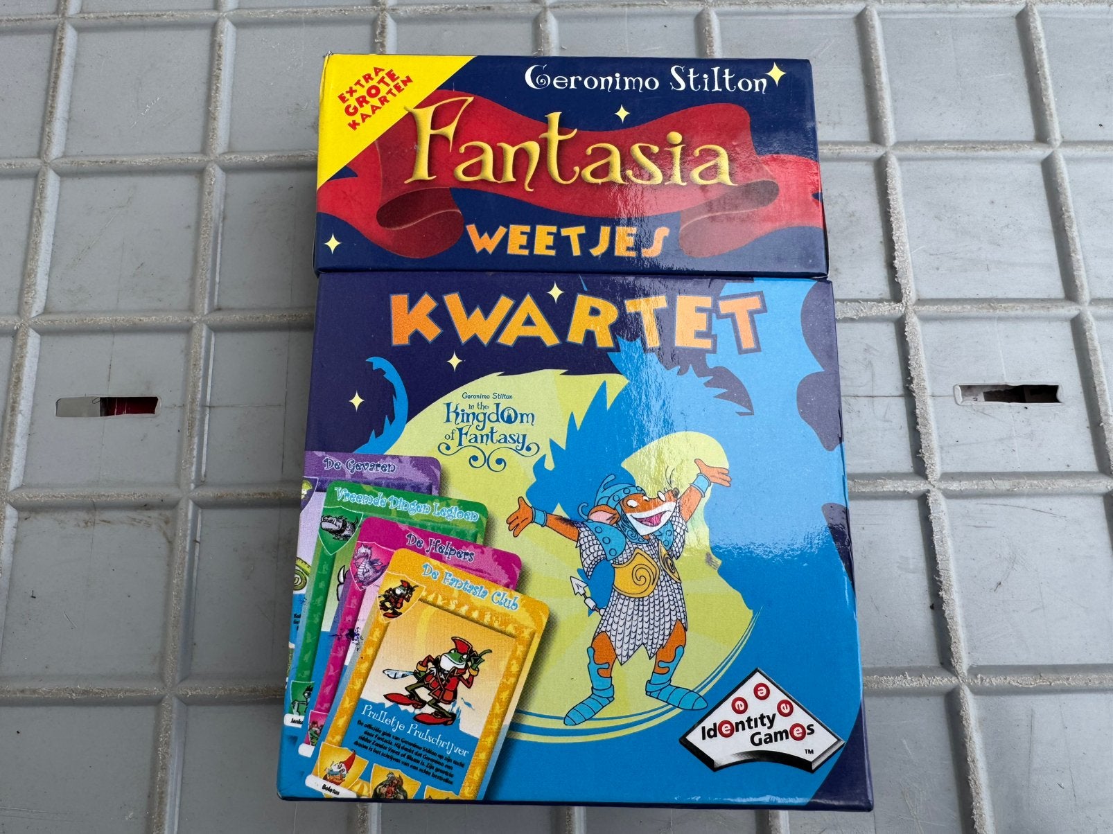 Geronimo Stilton Fantasia weetjes kwartet, Ophalen of Verzenden, Zo goed als nieuw