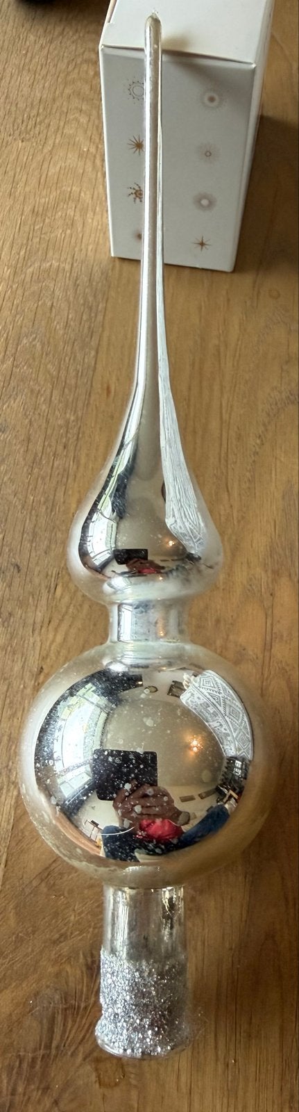 Oude Vintage Kerstbal Piek (2), Diversen, Ophalen, Gebruikt