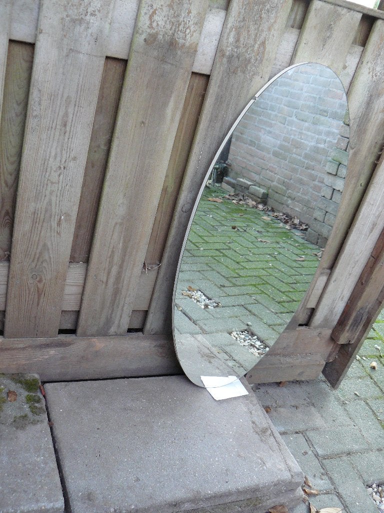 Gratis: ovale spiegel (ikea)., Ophalen, Minder dan 50 cm, Gebruikt, Minder dan 100 cm