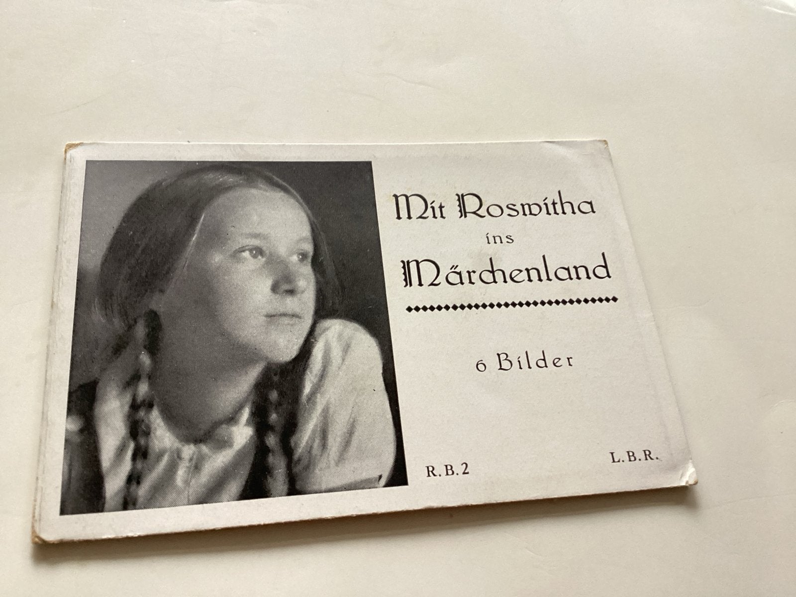 vintage kinderboekje: Mit Roswitha ins Märchenland met 12pp, Boeken, Ophalen of Verzenden, Zo goed als nieuw