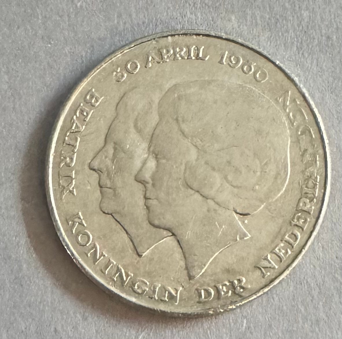 2,5 gulden 30 april 1980 koningin beatrix zilver, Ophalen of Verzenden, Koningin Beatrix, 2½ gulden, Zilver