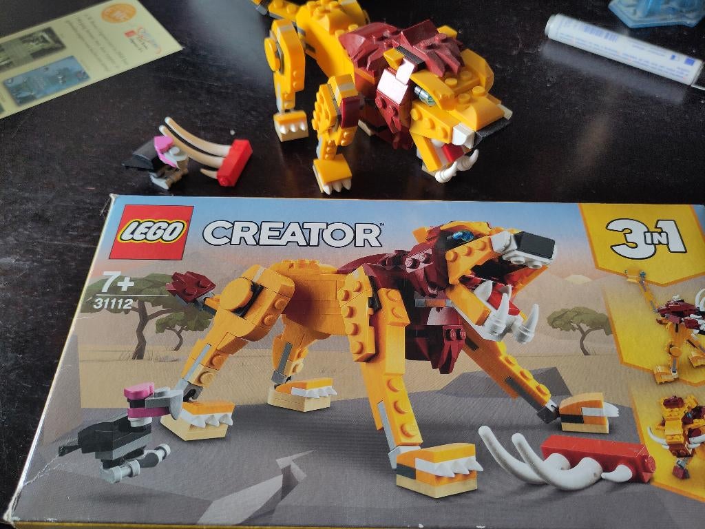 LEGO Wilde Leeuw (31112), Gebruikt, Verzenden, Lego, Compleet