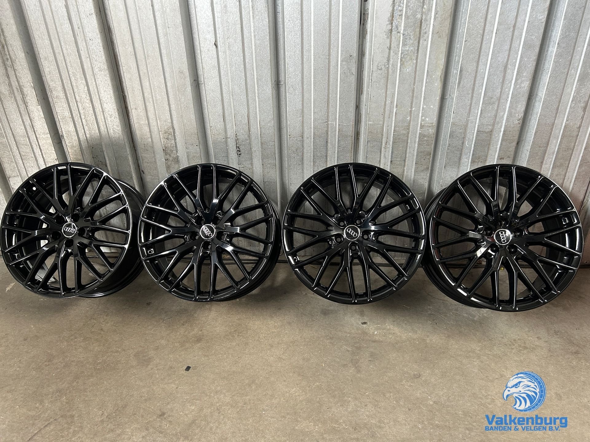 Originele Audi 20 inch zwarte velgen 5x112, Auto-onderdelen, Banden en Velgen, Gebruikt, Velg(en), -, -