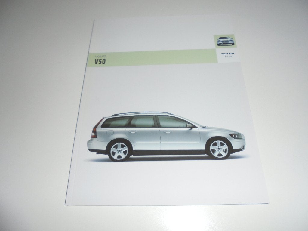 brochure Volvo V50  2006, Ophalen of Verzenden, Nieuw, Volvo