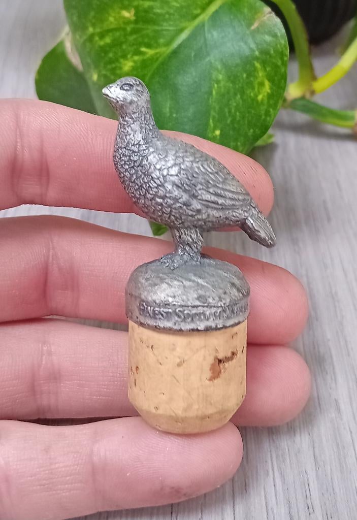 whiskey flessen stop famous grouse tinnen sierkurk, Ophalen of Verzenden