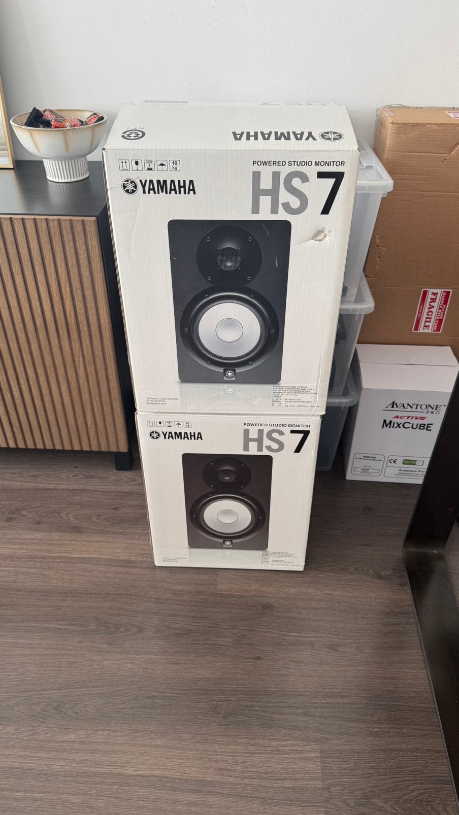 Yamaha hs7 set als nieuw in doos, Ophalen, Zo goed als nieuw, Overige merken