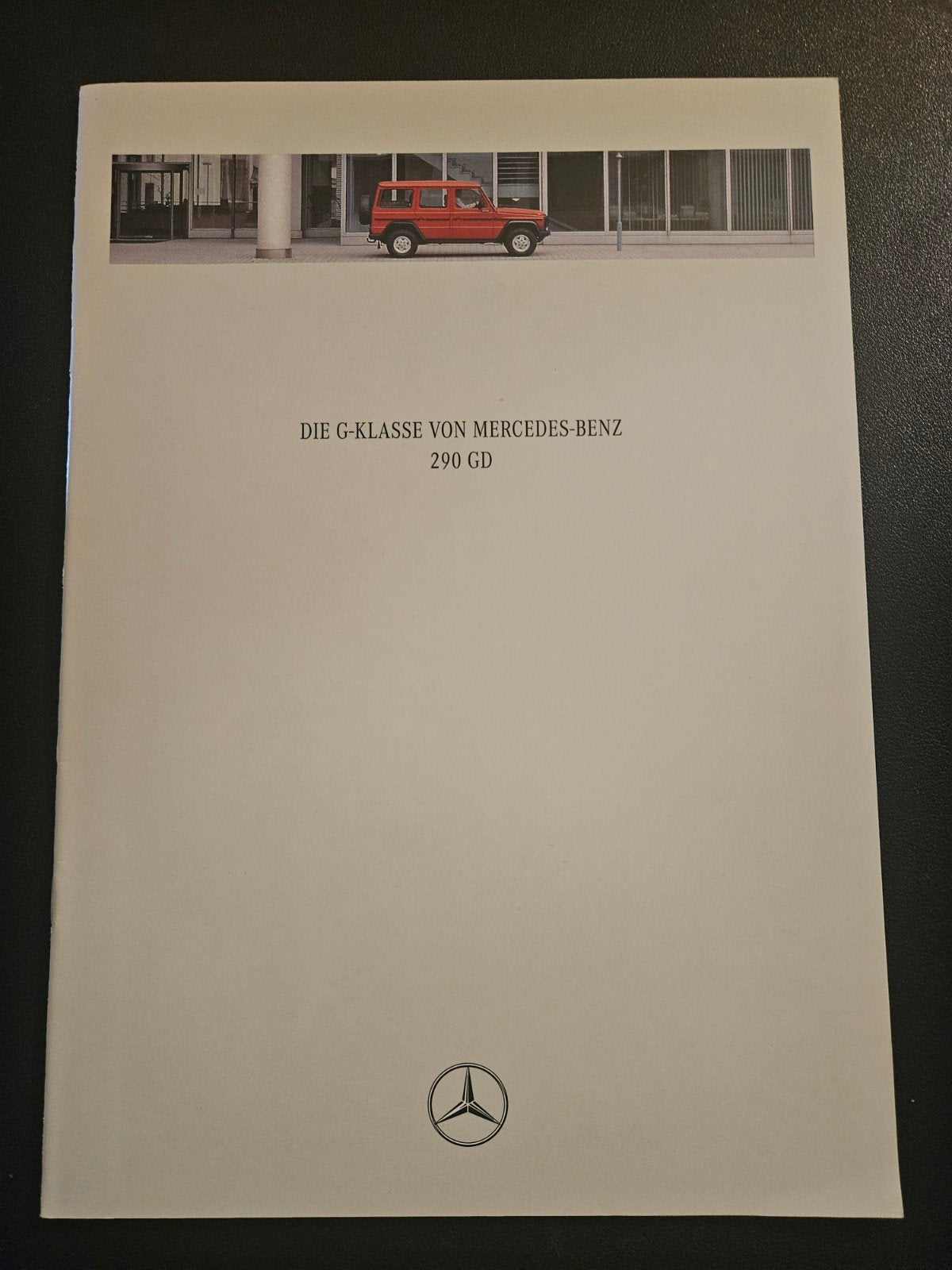 Brochure Mercedes-Benz G-klasse 290 GD 1996, Ophalen of Verzenden, Zo goed als nieuw, Mercedes