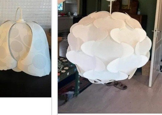 fraaie ikea hanglamp,bijzonder design, Huis en Inrichting, Ophalen of Verzenden, Zo goed als nieuw