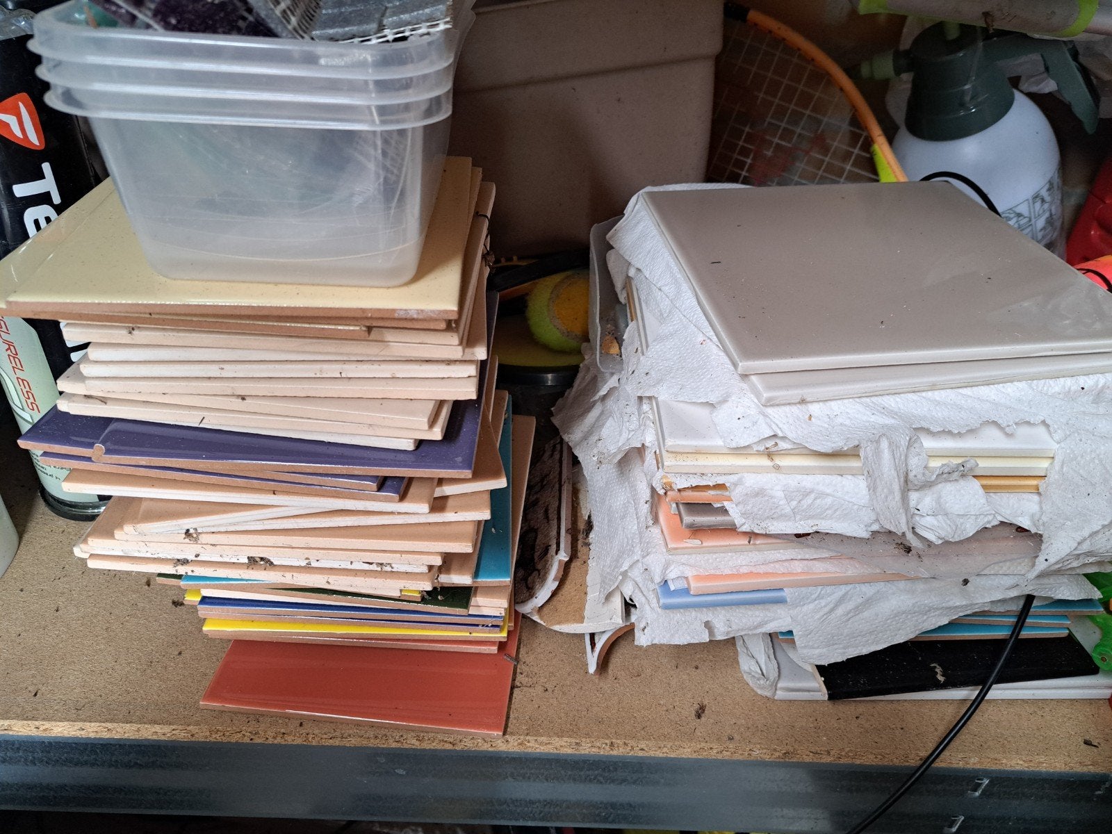 Verschillende tegeltjes en wat mozaiëkpakketjes, Ophalen, Nieuw, Knutselmateriaal