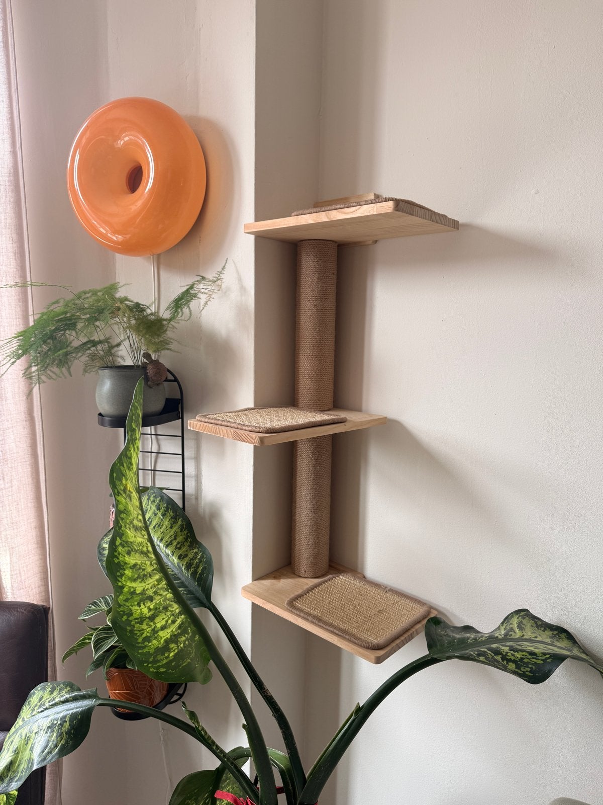 Wooden cat climbing shelf., Dieren en Toebehoren, Ophalen of Verzenden