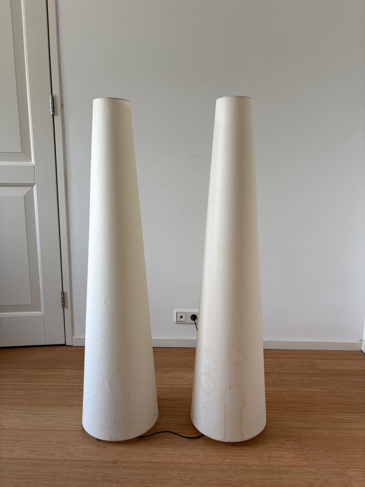 Moooi Staande Lampen - Set van 2, Huis en Inrichting, Ophalen, Gebruikt, Textiel, 150 tot 200 cm