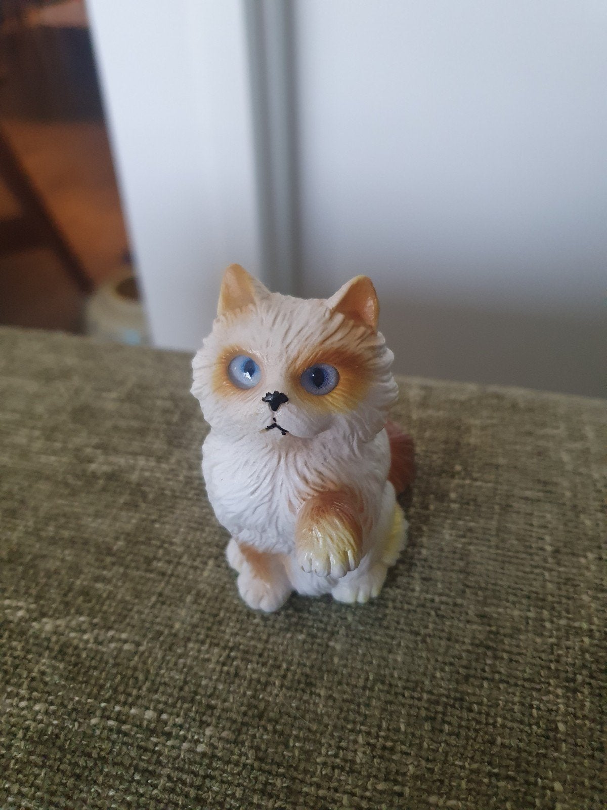 New Ray Novelty rubberen beeldje kat 90s, Ophalen of Verzenden, Zo goed als nieuw, Dier