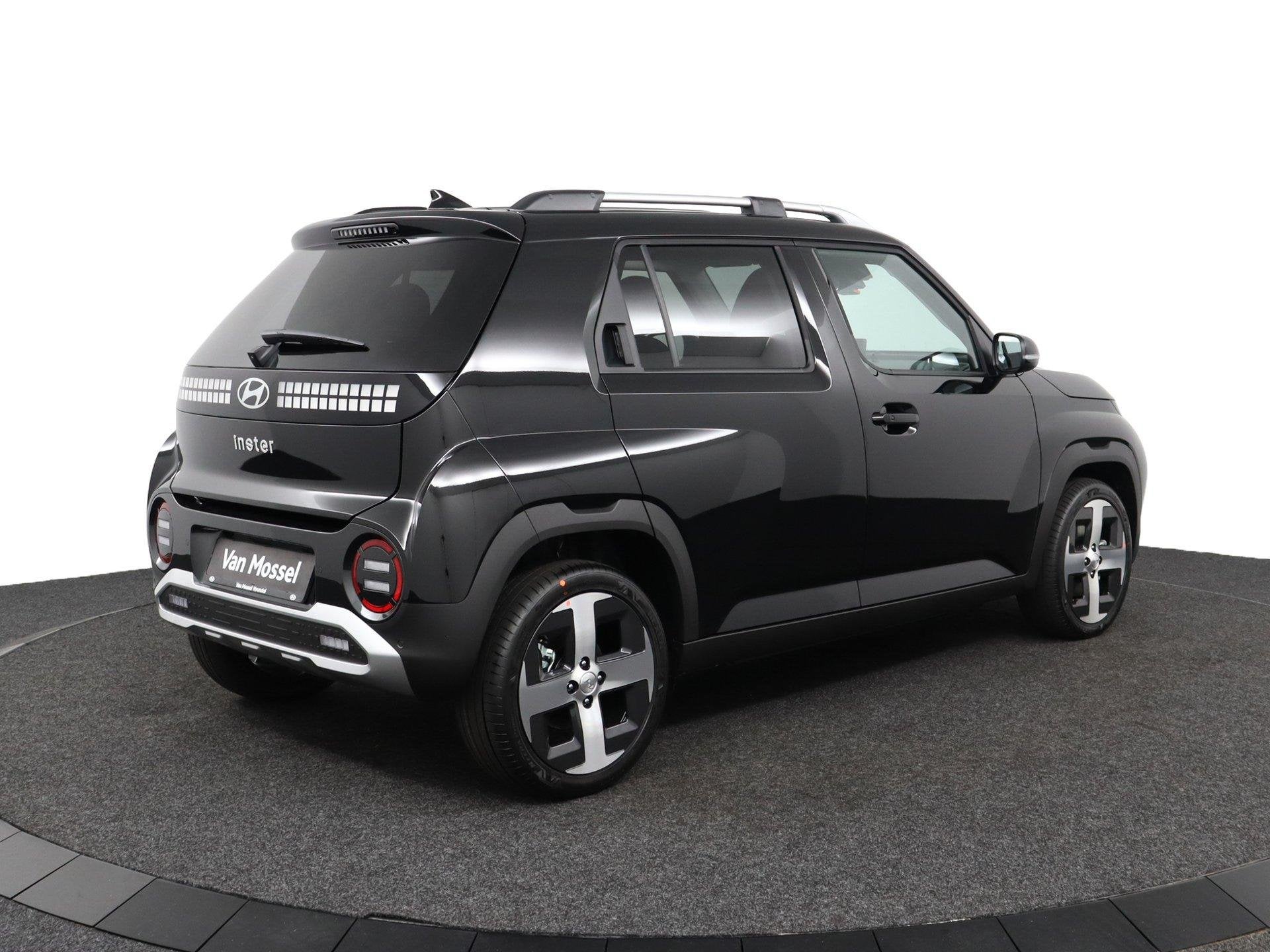 Hyundai INSTER Pulse Advanced 42 kWh | Uit Voorraad Leverbaa, Auto's, Dealer onderhouden, Stof, 1280 kg, Zwart