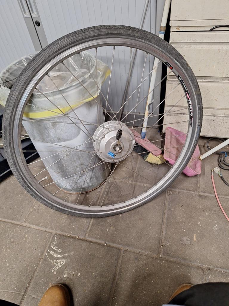 Sachs Electra de Luxe Voorwiel, Fietsen en Brommers, Fietsonderdelen, Wiel, Gebruikt, Sachs Electra de Luxe, Elektrische fiets