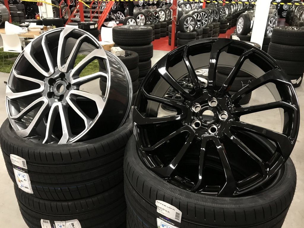 24" Velgen Range Rover 5x120 24 inch velgen 2 kleuren, Niet ingevuld, Velg(en), Niet ingevuld, Nieuw