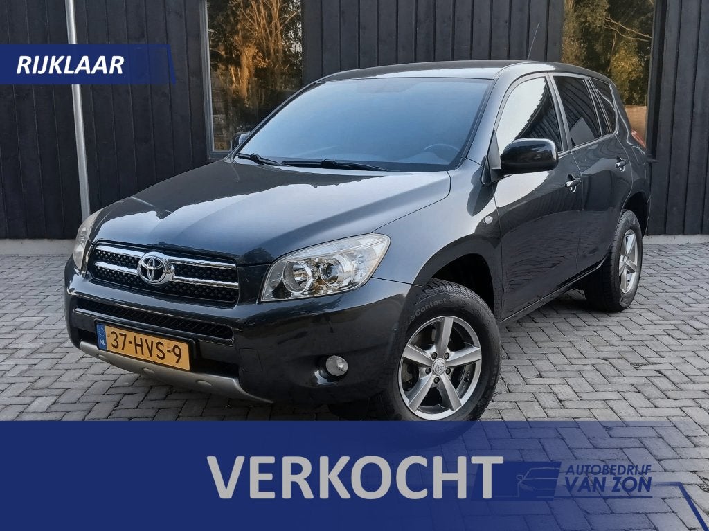 Toyota Rav4 2.0 16V Vvt-i 2009 4WD Trekhaak Navi Climate NAP, Auto's, 1998 cc, Stof, 1440 kg, Zwart