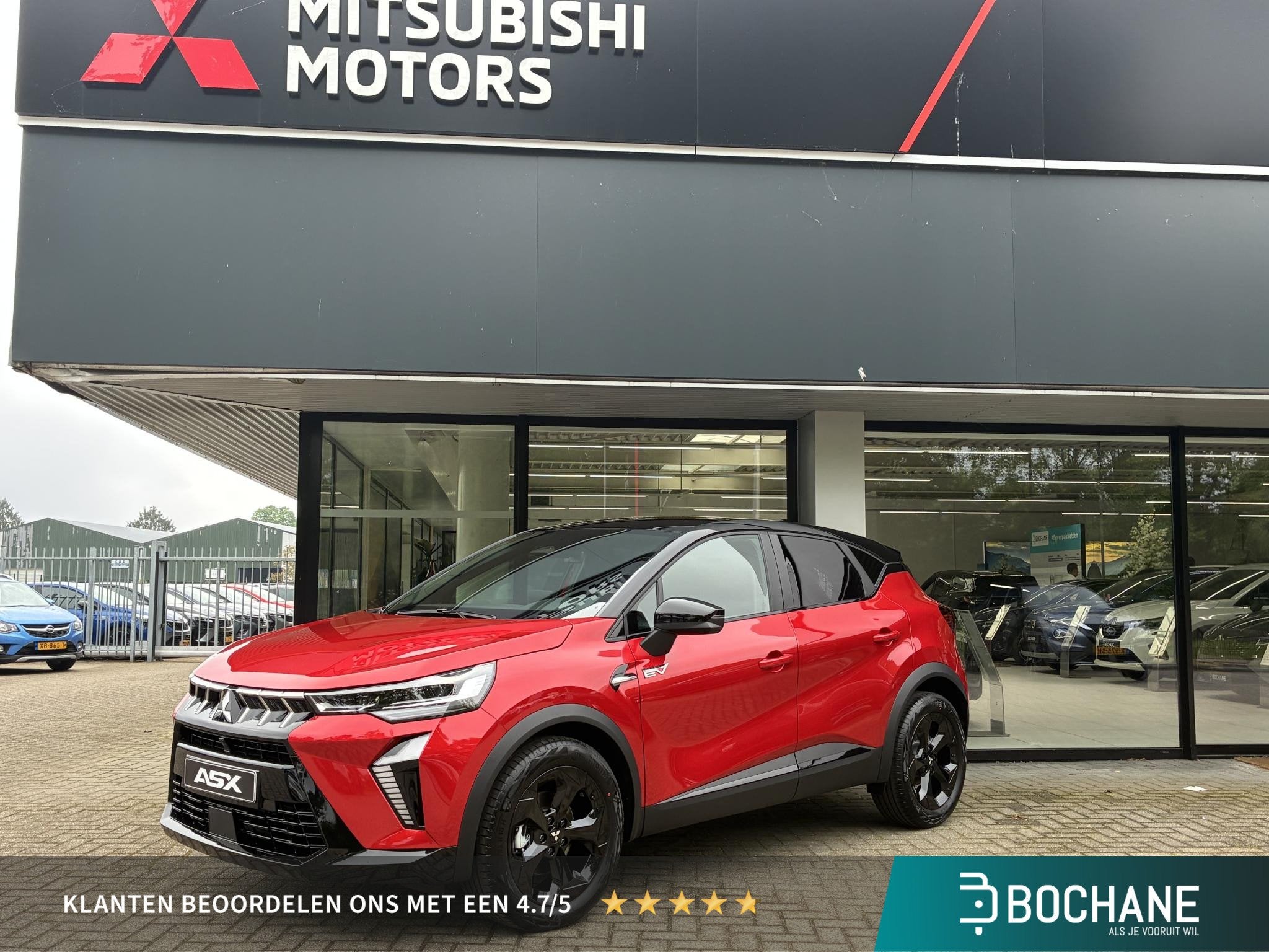 Mitsubishi ASX 1.8 HEV AT Black Edition | DEMO | Climate Con, Auto's, Stof, 4 cilinders, Met garantie (alle), 23 km/l