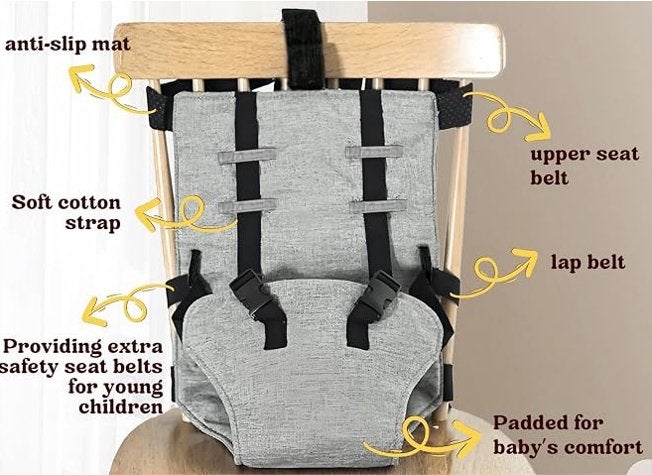 Draagbaar stoffen kinderstoel. Ideaal voro op reis, Kinderen en Baby's, Kinderstoelen, Ophalen of Verzenden, Zo goed als nieuw